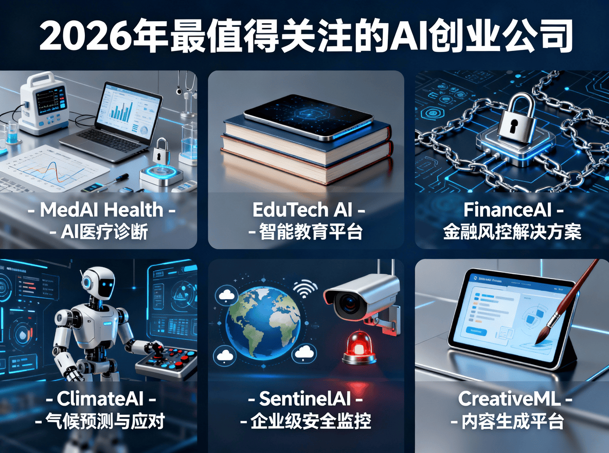 2026年最值得关注的AI创业公司
